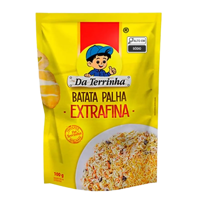 BATATA PALHA DA TERRINHA EXTRA FINA  100G